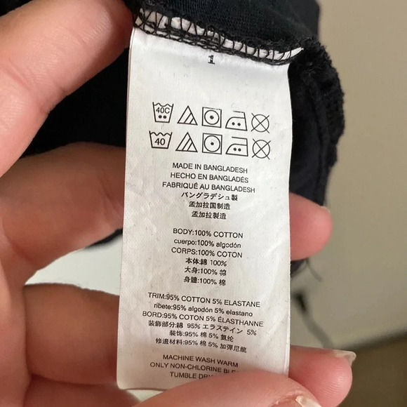 MICHAEL KORS Men's Signature T-Shirt Black Size S - Picture 5 of 5